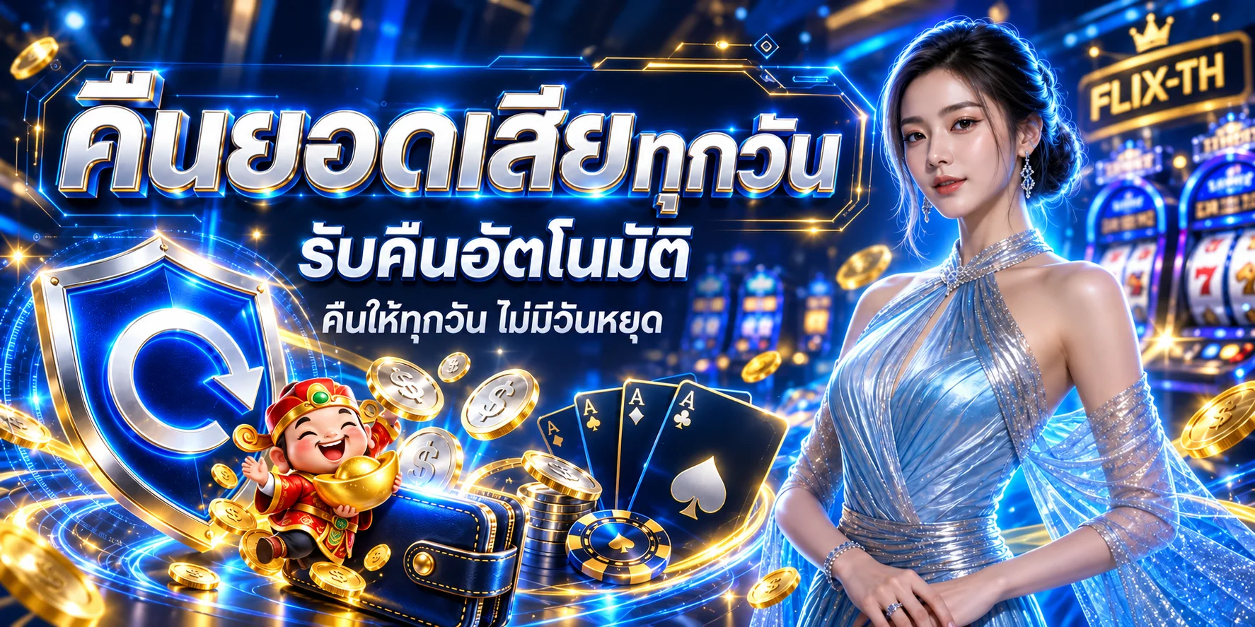 แบนเนอร์คืนยอดเสีย FLIX-TH พร้อมระบบอัตโนมัติ